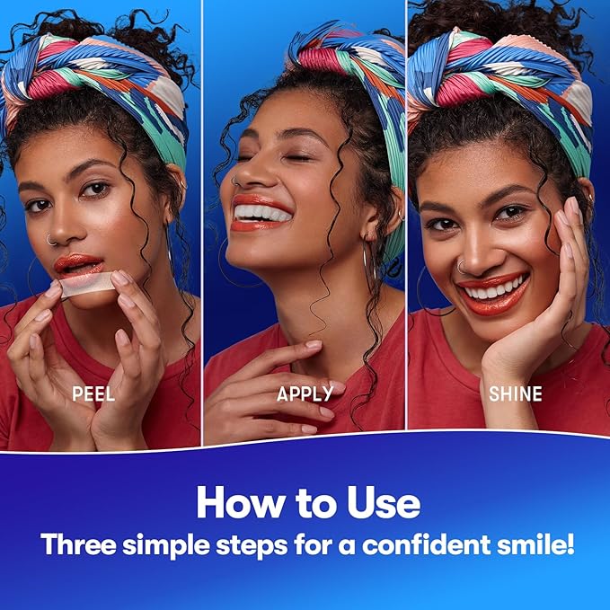 MySmile Teeth Whitening Strips 14 Treatments Kit, Hydroxyapatite-Infuse White Strips, Non-Sensitive Teeth Whitening with Soothing Natural Ingredients, Enamel-Safe, Residue-Free, Non-Slip(28 Count)