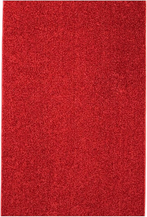 KOECKRITZ Soft and Colorful Kids Classroom Area Rugs (Passes Flammability Pill Test) Many Sizes and Bright Colors to Select from (5' x 7', Fire Engine)