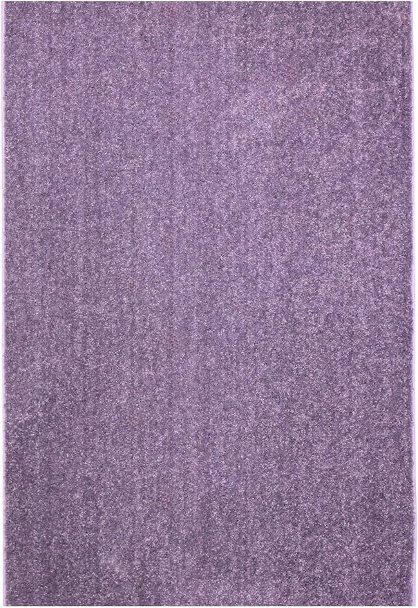 KOECKRITZ Soft and Colorful Kids Classroom Area Rugs (Passes Flammability Pill Test) Many Sizes and Bright Colors to Select from (8' x 10', Lavender)