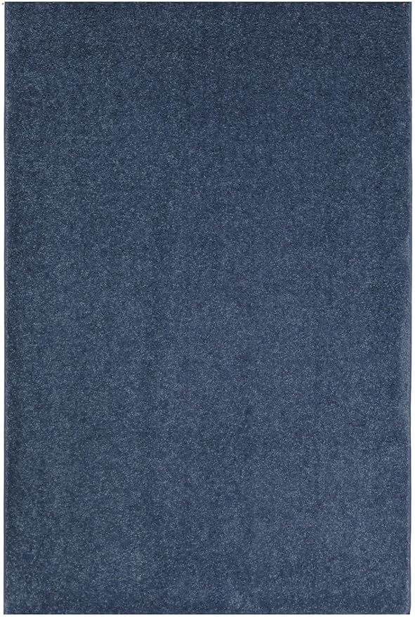 KOECKRITZ Soft and Colorful Kids Classroom Area Rugs (Passes Flammability Pill Test) Many Sizes and Bright Colors to Select from (9' x 12', Navy)