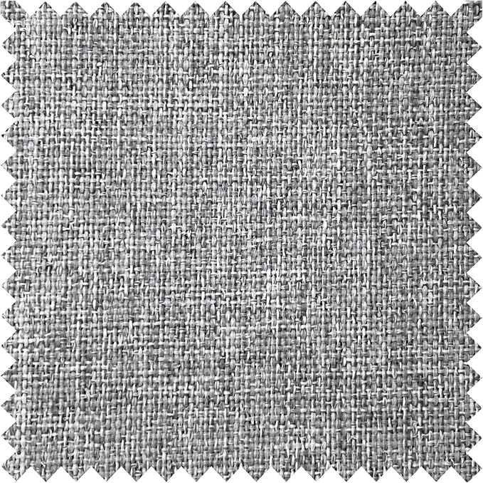 Macochico Extra Wide Full Blackout Linen Curtains for Sliding Door Light Grey Pinch Pleated Linen Curtains 96 Inches Long for Bedroom Living Room Farmhouse with Tieback 120”Wx96”L 1 Panel