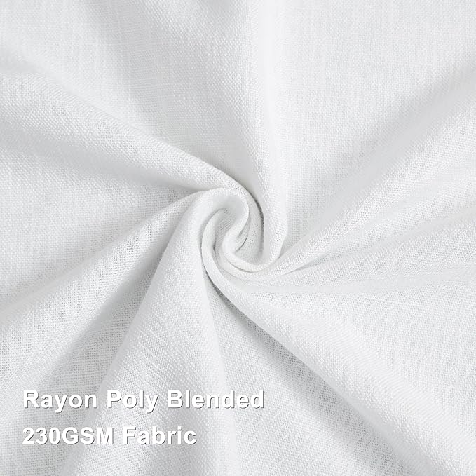 Vision Home White Pinch Pleated Full Blackout Curtains 60 inch Wide Thermal Insulated Window Panels 95 inch for Living Room Bedroom Room Darkening Pinch Pleat Drapes with Hooks Back Tab 60" Wx95 Lx1