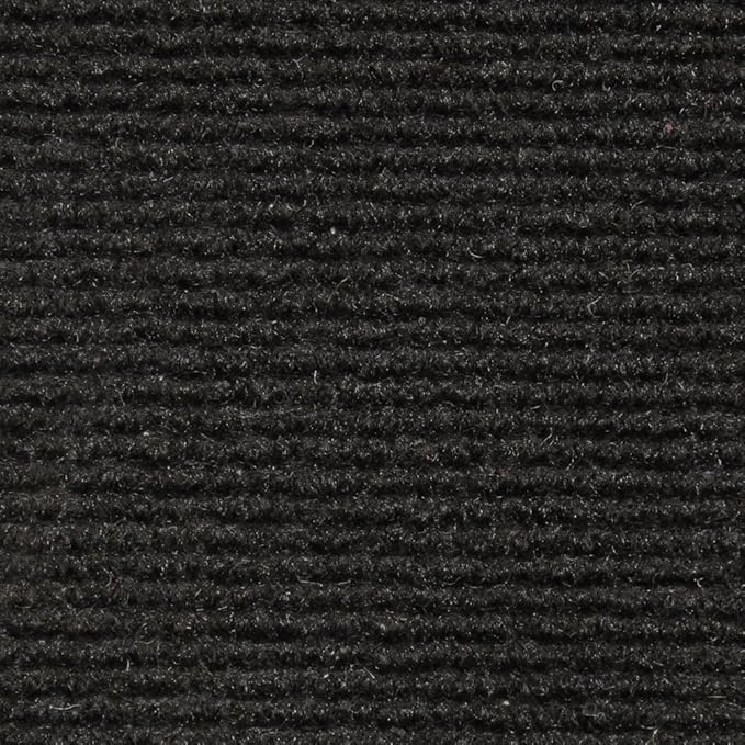 House, Home and More Indoor Outdoor Carpet with Rubber Marine Backing - Black - 6 Feet x 30 Feet - Durable, UV-Resistant - Adds Color and Comfort to Your Deck, Patio or Other Outdoor Rug Space.