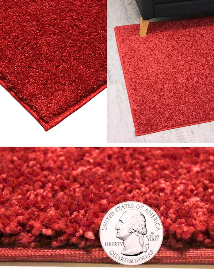 KOECKRITZ Soft and Colorful Kids Classroom Area Rugs (Passes Flammability Pill Test) Many Sizes and Bright Colors to Select from (9' x 12', Fire Engine)