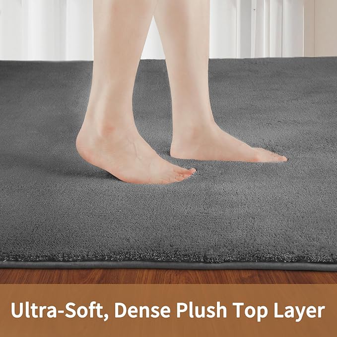 Sour Lemon 9x12 Area Rugs for Living Room, Soft Large Area Rug Fluffy Rugs for Bedroom，Machine Washable Area Rug Non Slip Carpet Rug for Living Room Playroom Kids Room Home Decor