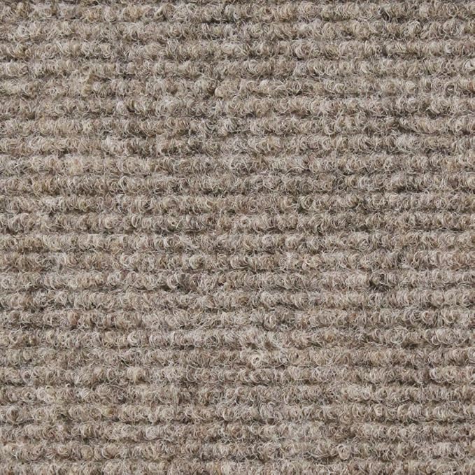 House, Home and More Indoor Outdoor Carpet with Rubber Marine Backing - Brown - 6 Feet x 10 Feet - Durable, UV-Resistant - Adds Color and Comfort to Your Deck, Patio or Other Outdoor Rug Space.
