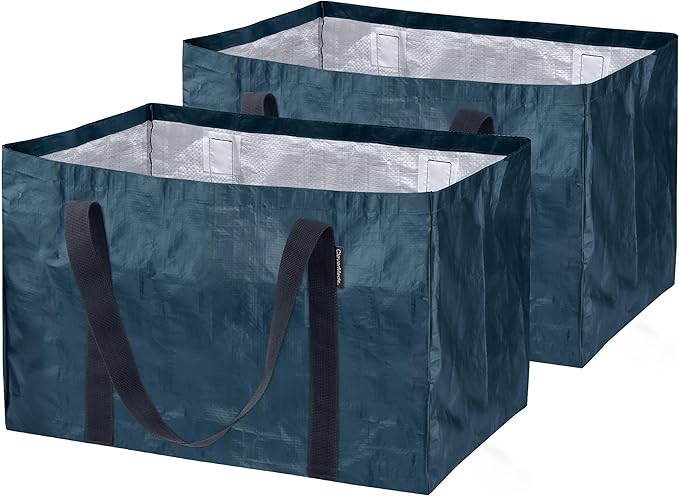 CleverMade Under Bed Storage Bag - Collapsible Storage for Shoes and Clothes Easy Use - Heavy Duty Utility Bag Home