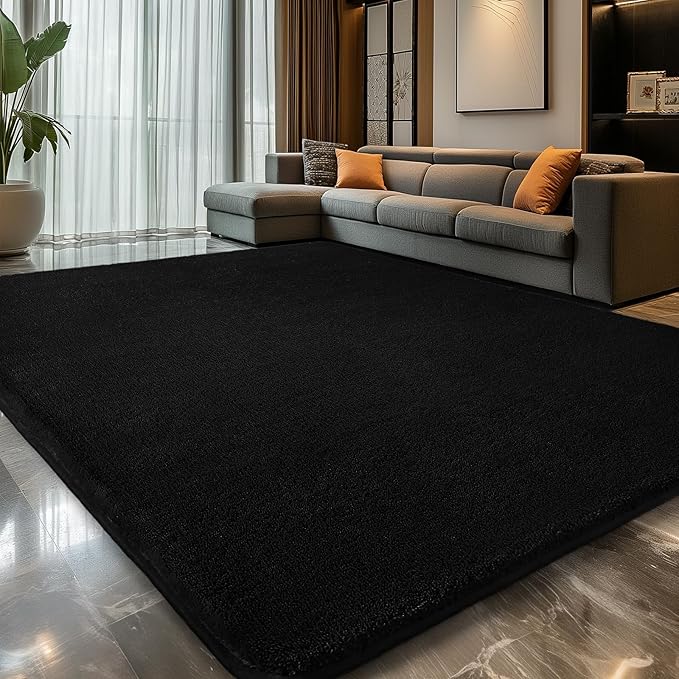 Sour Lemon 8x10 Area Rugs for Living Room, Soft Large Area Rug Fluffy Rugs for Bedroom，Machine Washable Area Rug Non Slip Carpet Rug for Living Room Playroom Kids Room Home Decor
