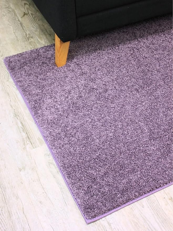 KOECKRITZ Soft and Colorful Kids Classroom Area Rugs (Passes Flammability Pill Test) Many Sizes and Bright Colors to Select from (8' x 10', Lavender)