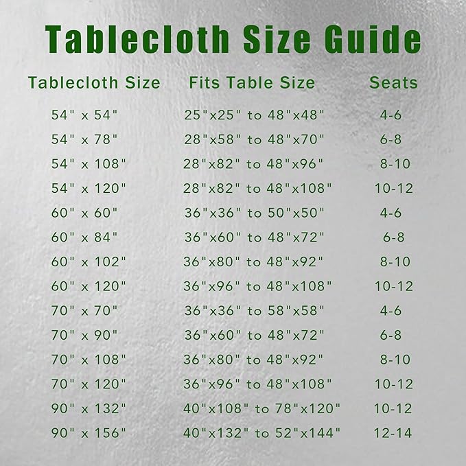 sancua Rectangle Tablecloth - 70 x 108 Inch - Stain and Wrinkle Resistant Washable Polyester Table Cloth, Decorative Fabric Table Cover for Dining Tables, Buffet Parties and Camping, Beige