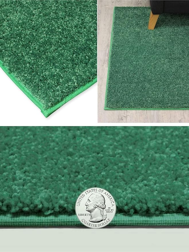 KOECKRITZ Soft and Colorful Kids Classroom Area Rugs (Passes Flammability Pill Test) Many Sizes and Bright Colors to Select from (3' Round, Froggy)