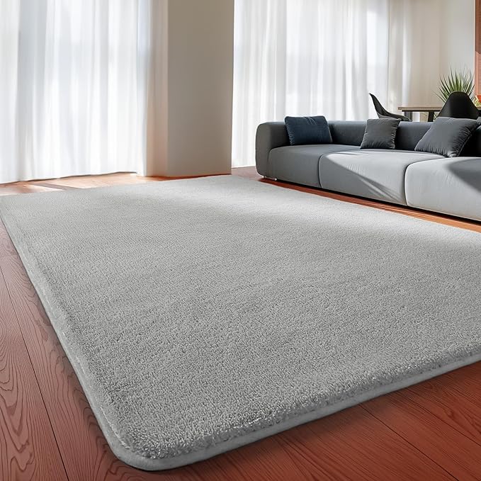 Sour Lemon 8x10 Area Rugs for Living Room, Soft Large Area Rug Fluffy Rugs for Bedroom，Machine Washable Area Rug Non Slip Carpet Rug for Living Room Playroom Kids Room Home Decor