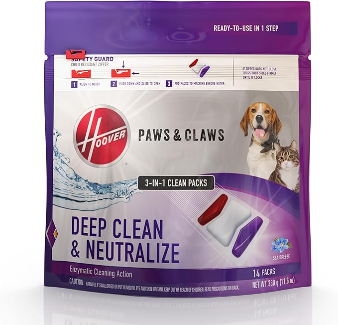 Hoover PowerScrub XL Pet Carpet Cleaner Machine for Carpet and Upholstery, Deep Cleaning Shampooer Machine with Multi-Purpose Tools, Powerful Suction, Pair with Hoover Cleaner Solution