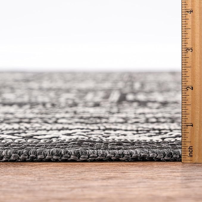 Keen Home Design Terrace Outdoor Area Rug - 9x12 Washable Indoor/Outdoor Rug for Patio, Kitchen, Balcony, Beach, Garden, Deck and Porch, Size: 8'10"x12'