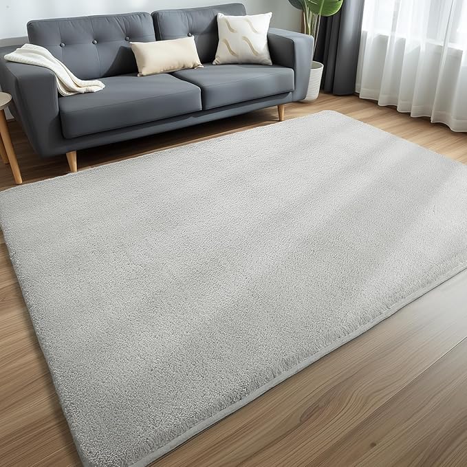 Sour Lemon 8x10 Area Rugs for Living Room, Soft Large Area Rug Fluffy Rugs for Bedroom，Machine Washable Area Rug Non Slip Carpet Rug for Living Room Playroom Kids Room Home Decor