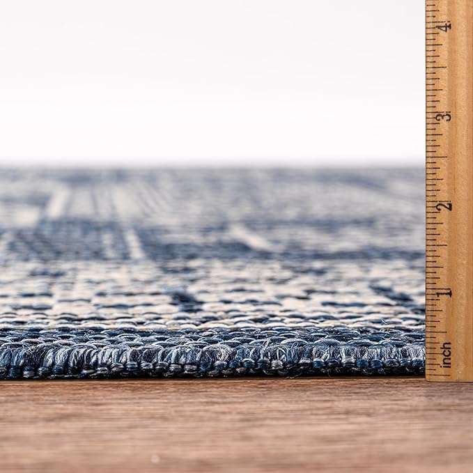 Keen Home Design Terrace Outdoor Area Rug - 12x15 Washable Indoor/Outdoor Rug for Patio, Kitchen, Balcony, Beach, Garden, Deck and Porch, Size: 12'x15'