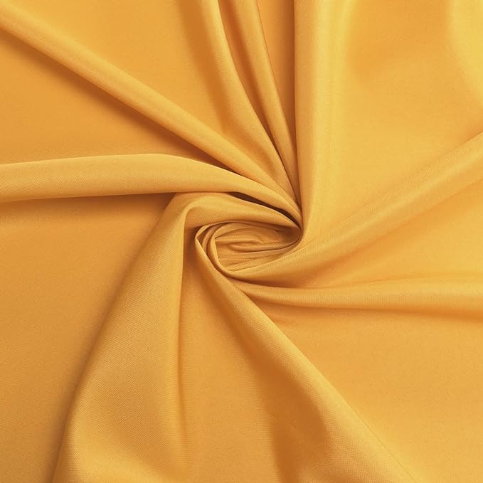 sancua Rectangle Tablecloth - 54 x 120 Inch - Stain and Wrinkle Resistant Washable Polyester Table Cloth, Decorative Fabric Table Cover for Dining Tables, Buffet Parties and Camping, Gold