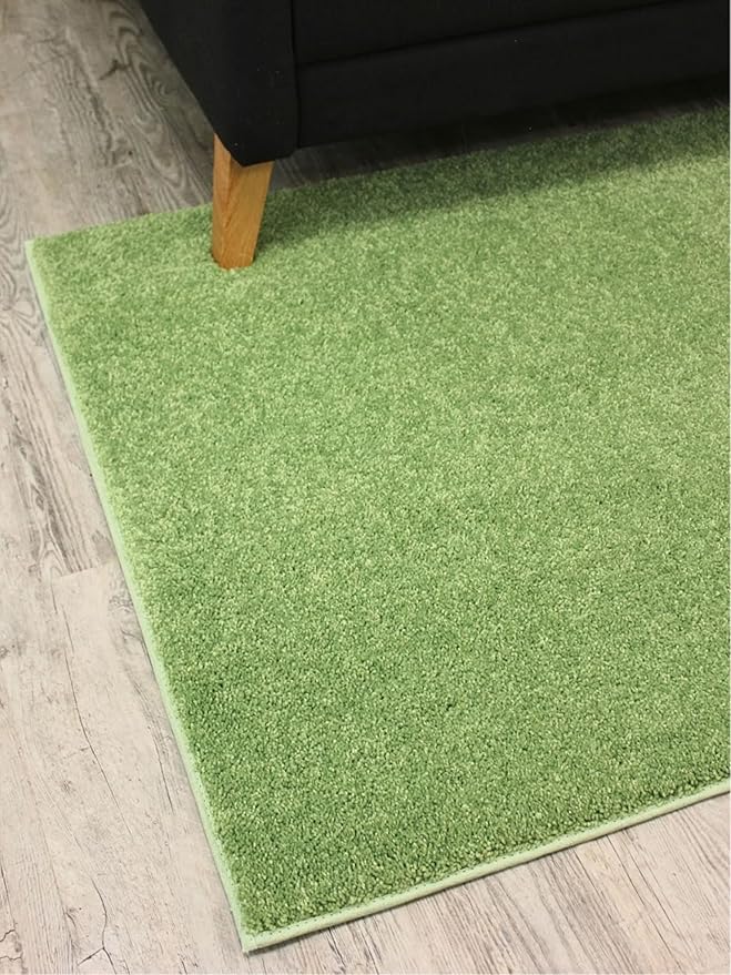 KOECKRITZ Soft and Colorful Kids Classroom Area Rugs (Passes Flammability Pill Test) Many Sizes and Bright Colors to Select from (12' Round, Lime)