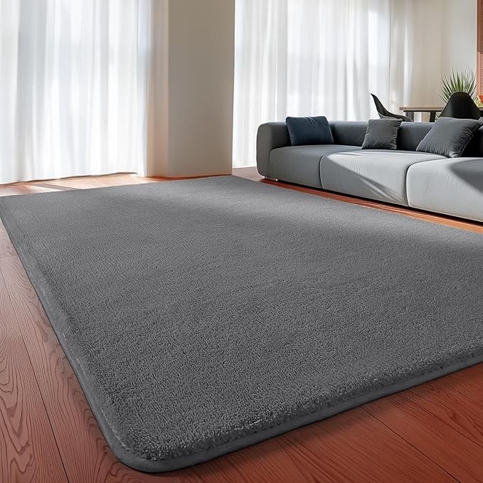 Sour Lemon 10x14 Area Rugs for Living Room, Soft Large Area Rug Fluffy Rugs for Bedroom，Machine Washable Area Rug Non Slip Carpet Rug for Living Room Playroom Kids Room Home Decor