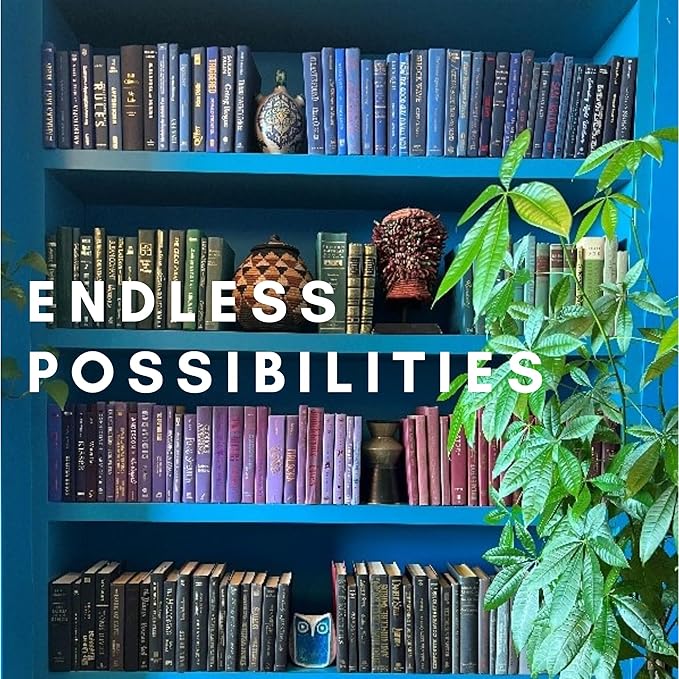 Curated Decorative Books Hardcover Décor Books for Home Décor, Choose Color, Interior Design, Office, Wedding Display, Instant Library, or Staging (One Foot, Gray)