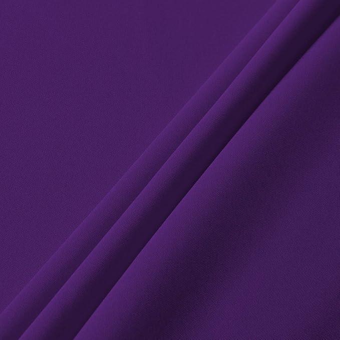 sancua Rectangle Tablecloth - 60 x 102 Inch - Stain and Wrinkle Resistant Washable Polyester Table Cloth, Decorative Fabric Table Cover for Dining Tables, Buffet Parties and Camping, Purple