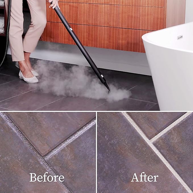 Dupray Neat Steam Cleaner with 17-Piece Kit – Powerful, chemical-free cleaning for floors, cars, tiles, upholstery, kitchen appliances, grout, and more. *Kills 99.9% of Bacteria and Viruses
