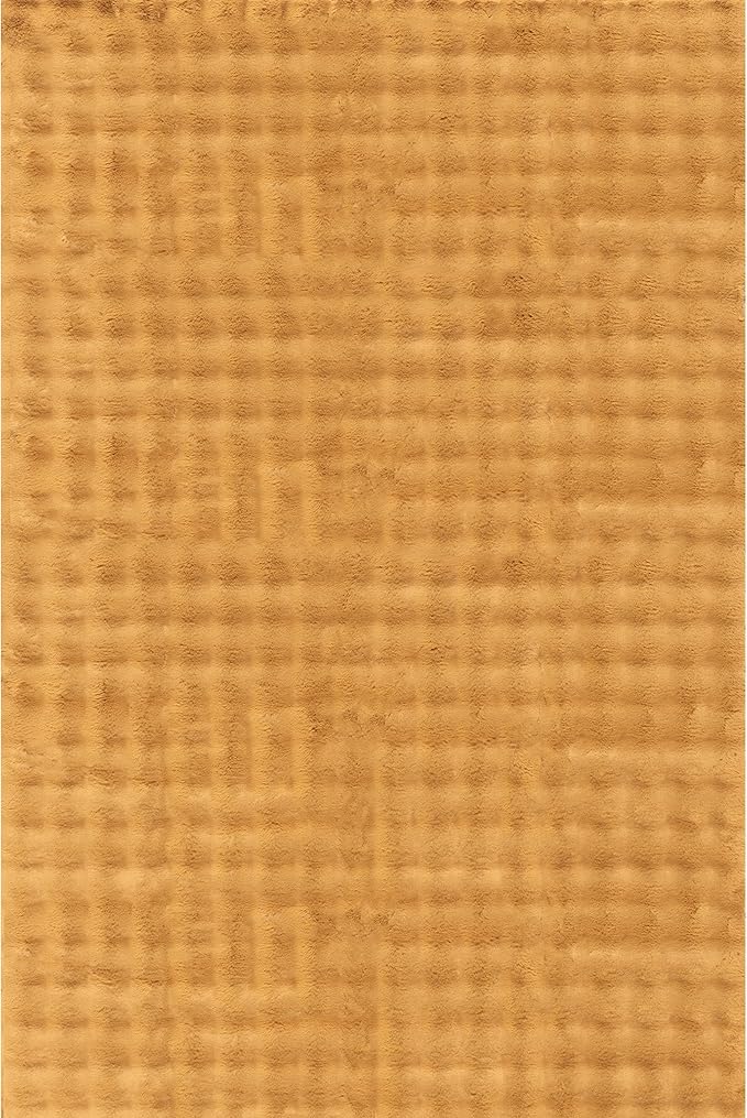 nuLOOM Jeni Checkered 2'6" x 8' Machine Washable Runner Rug for Living Room Bedroom Dining Room Entryway Hallway Kitchen, Gold