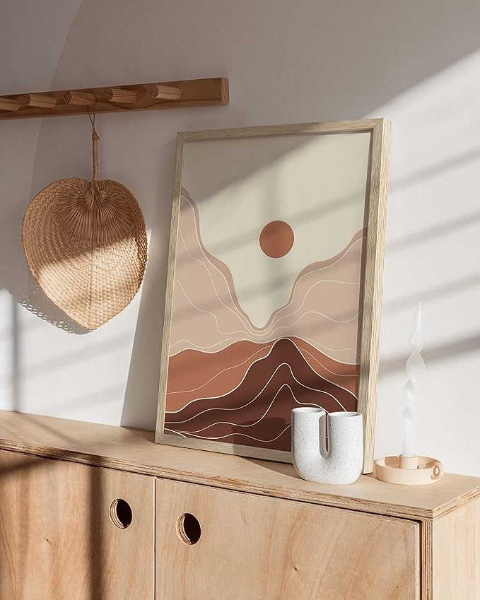 HAUS AND HUES 16x24 Frame - Light Wooden Picture Frame, Set of 1 (Beige)