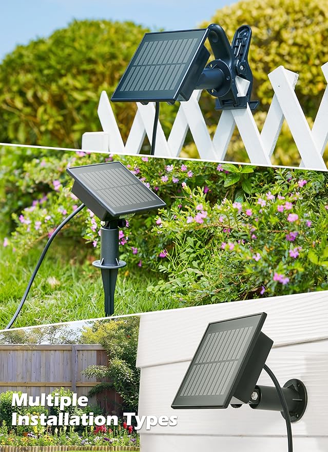 Brightown Outdoor Solar String Lights Waterproof 58FT with 25 Shatterproof ST38 LED Bulbs, 2700K Solar Lights Outdoor with Remote, Solar String Lights for Outside, Camping, Yard, Party Decor