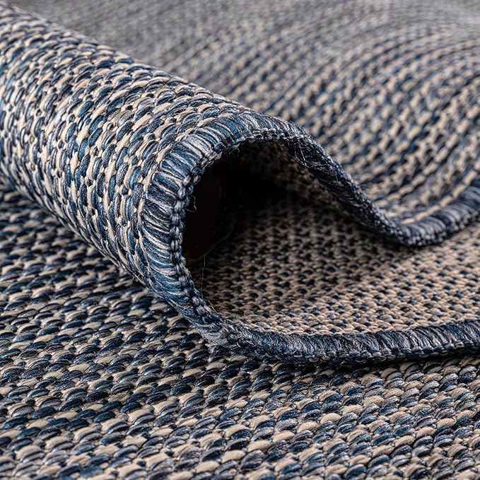 Keen Home Design Terrace Outdoor Area Rug - 4x6 Washable Indoor/Outdoor Rug for Patio, Kitchen, Balcony, Beach, Garden, Deck and Porch, Size: 3'10"x5'7"