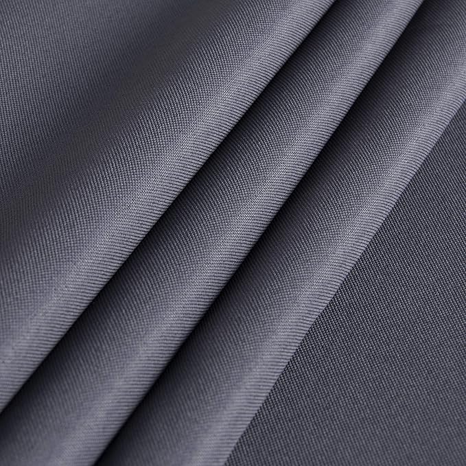 sancua Rectangle Tablecloth - 60 x 120 Inch - Stain and Wrinkle Resistant Washable Polyester Table Cloth, Decorative Fabric Table Cover for Dining Tables, Buffet Parties and Camping, Grey