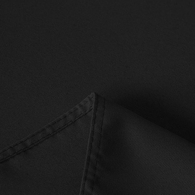 sancua Rectangle Tablecloth - 60 x 120 Inch - Stain and Wrinkle Resistant Washable Polyester Table Cloth, Decorative Fabric Table Cover for Dining Tables, Buffet Parties and Camping, Black