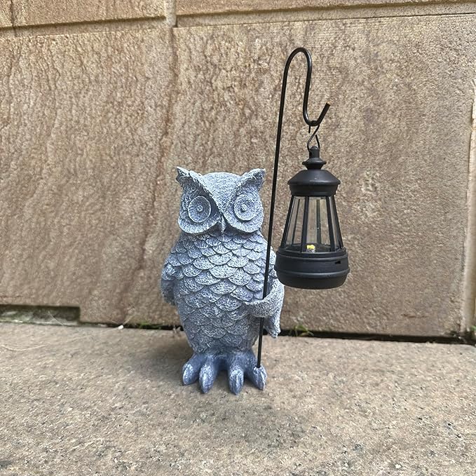 Outdoor owl Statue Garden Decor Lawn Decoration