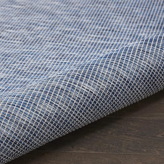 Nourison Home Positano 6' x 9' Navy Blue Fabric Modern Area Rug (6' x 9')