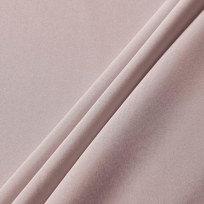 sancua Rectangle Tablecloth - 60 x 120 Inch - Stain and Wrinkle Resistant Washable Polyester Table Cloth, Decorative Fabric Table Cover for Dining Tables, Buffet Parties and Camping, Blush