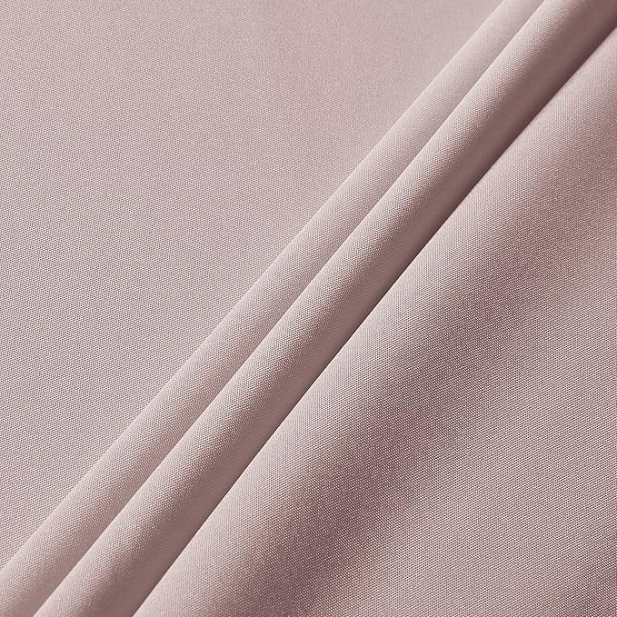 sancua Rectangle Tablecloth - 54 x 78 Inch - Stain and Wrinkle Resistant Washable Polyester Table Cloth, Decorative Fabric Table Cover for Dining Tables, Buffet Parties and Camping, Blush
