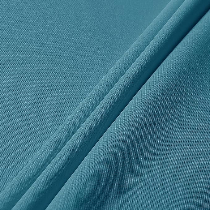 sancua Rectangle Tablecloth - 70 x 108 Inch - Stain and Wrinkle Resistant Washable Polyester Table Cloth, Decorative Fabric Table Cover for Dining Tables, Buffet Parties and Camping, Teal
