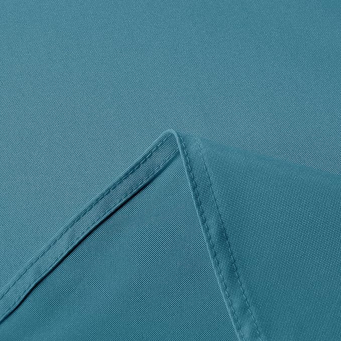 Sancua Rectangle Tablecloth - 90 x 132 Inch - Stain and Wrinkle Resistant Washable Polyester Table Cloth, Teal