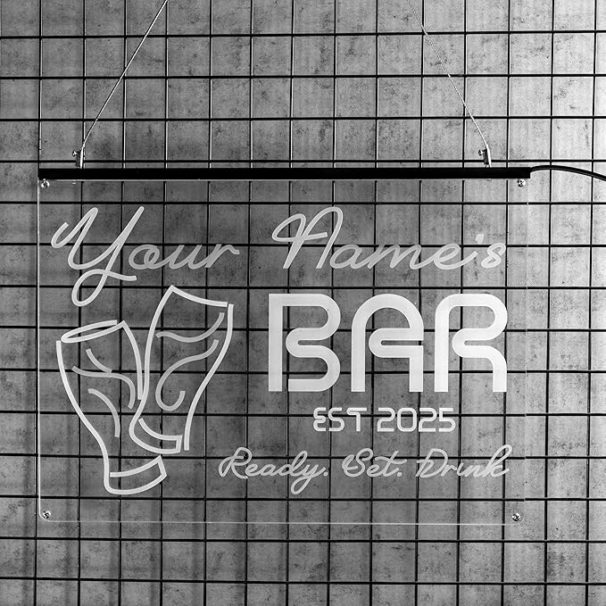 Personalized Pool & Patio Neon Sign, Custom LED Wall Light for Backyard Decor, Outdoor Bar Sign, Relaxing Vibes Gift for Homeowners