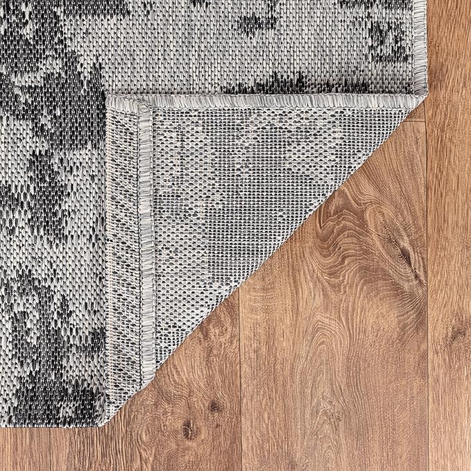 Keen Home Design Terrace Outdoor Runner Rug - 2x8 Washable Indoor/Outdoor Rug for Patio, Kitchen, Balcony, Beach, Garden, Deck and Porch, Size: 2'2"x7'7"