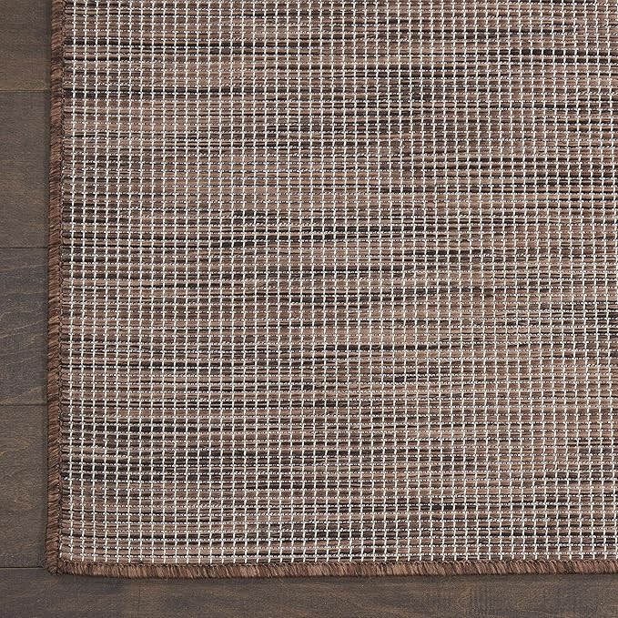 Nourison Home Positano 10' Runner Natural Fabric Modern Area Rug (10' Runner)