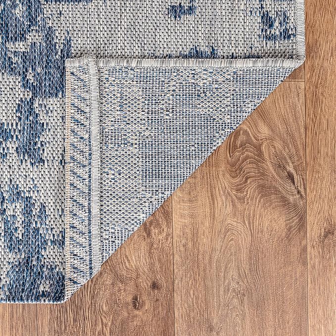 Keen Home Design Terrace Outdoor Runner Rug - 2x10 Washable Indoor/Outdoor Rug for Patio, Kitchen, Balcony, Beach, Garden, Deck and Porch, Size: 2'2"x9'11"